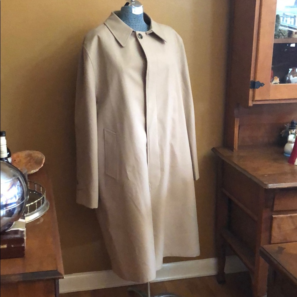 Campus Long Overcoat Jacket Pile Lined 48 Tan